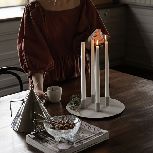 Adventsljusstake till jul